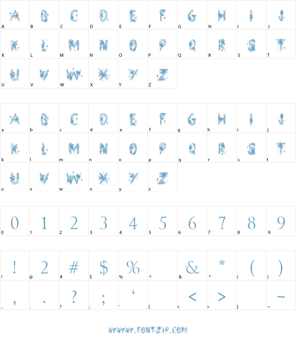 Street Art Font Character